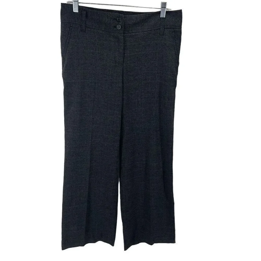 Michael Kors Women's High-waist Plaid Straight Leg Dress Pants Size 6